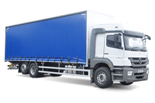 Car Hire Northern Ireland - 26 Tonne Curtain Side Truck - Truck hire Northern ireland